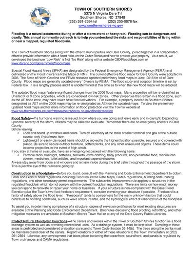 Flood Brochure